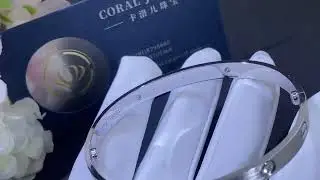 Cartier Love Bracelet, Classic Model, Brushed, 4 Diamonds B6080217