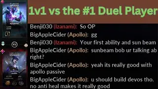 Giving some advice to the #1 duel player? Apollo vs Izanami Smite 2 Duel