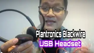 #unboxing Plantronics BlackwireHeadset Noise Canceling microphone