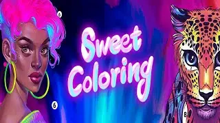 Sweet Coloring：Color by Number (by Xi'an Diankou Software Tech) IOS Gameplay Video (HD)