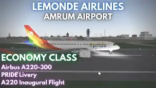 INAUGURAL FLIGHT - A220-300 - 🇩🇪Amrum Airport - LeMonde Airlines - 27th June 2021