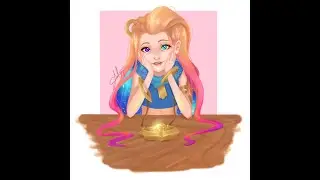 MY 1ST SPEEDPAINT! ❁League of Legends Zoe Fan Art❁