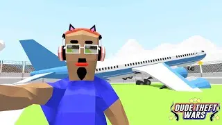 ЛЕТАЮ на НОВЫХ САМОЛЁТАХ в СИМУЛЯТОР КРУТОГО ЧУВАКА! - Dude Theft Wars: Open World