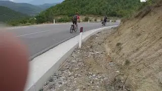 Albanien Radreisen. Radetappe in S&uuml;d Bergland und Vjosa-Tal.   www.albanien-reiseagentur.de 2019