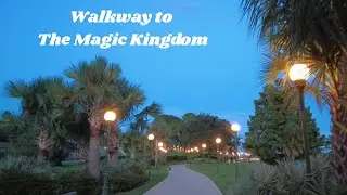 Walkway from Disney's Grand Floridian Resort to Magic Kingdom | Peaceful Stroll with Magical Views!