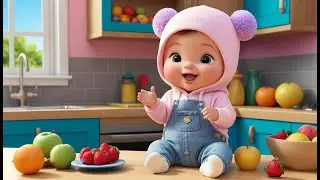 Fruit Salad Color Mix | Fun Nursery Rhyme for Kids | Baby Learning Song