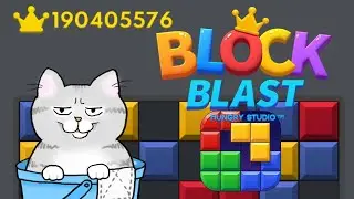 夜中にブロックブラストをする猫の配信！ #ブロックブラスト #BlockBlast #HungryStudio #Shorts