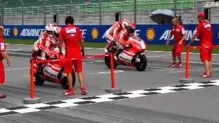 Shell Advance Malaysian Motorcycle Grand Prix 2011. Ducati 2 seater