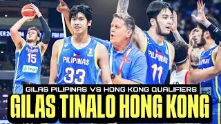 Gilas Pilipinas DOMINANT laban sa Hong Kong! PINULBOS ni Kai Sotto at June Mar Fajardo sa loob!