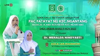 🔴 LIVE | FATAYAT NU NGANTANG BERSAMA Dr.MERALDA NINDYASTI | AULA AR-RAUDHOH KAUMREJO | 09 NOV 2025.