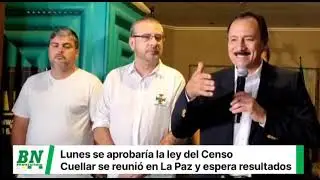 Ley del censo podr&iacute;a aprobarse el lunes tras conversaciones de Ceullar con parlamentarios del MAS, C