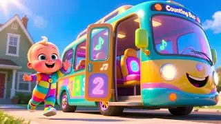 Counting 123 Fun Bus 🔢🚌 Fun Counting Song for Kids | Learn Numbers 1 to 10