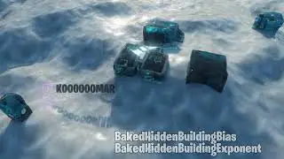 All stages of tilted melting