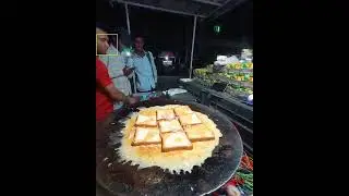 Bread omelette making video Street Food Hyderabad Indian Food