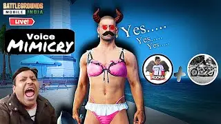 Toxic Rock Gaming Voice Mimicry TROLLING TEAMMATES🤣ON LIVESTREAME IN BGMI@rock-live9#live#trolling