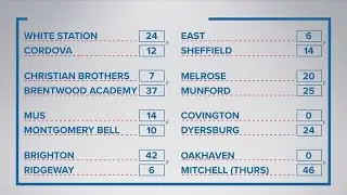 Tennessee high school football week 3: final scores