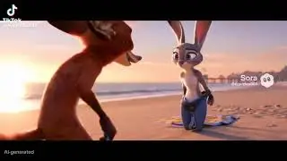 Zootopia 2 SORA Nick Wilde & Judy Hopps go for a swim and the beach. Part 2 2025