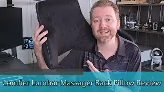 MUST HAVE FOR THE OFFICE - Comfier Lumbar Back Pillow Massager Review