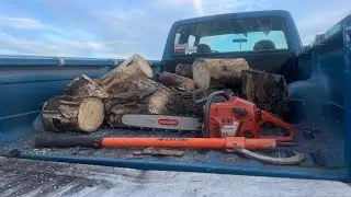 Firewood with the 55 rancher