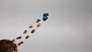 Motion graphics footsteps, EVEN IF YOU FALL,JUST KEEP GOING