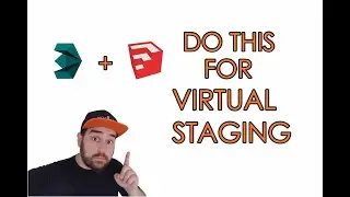 VIRTUAL STAGING 3DS MAX + SKETCHUP TUTORIAL | GET FREE 3D ASSETS