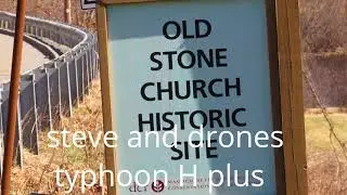 typhoon H plus at old stone Church