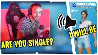 HAMLINZ FLIRTS WITH KIDS MOM ON FORTNITE DUO FILL!