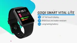 Up your style with GOQii Smart Vital Lite