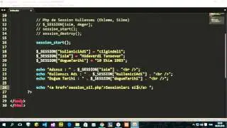 PHP - Session Kullanımı