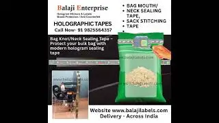Rice - Bag - Sealing - tape
