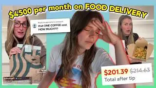 influencer ragebait: "I doordash every single meal" 🥴