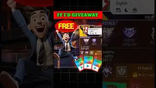 Free 84 Level Free fire ID Giveaway 💥😲💯#freefire #nustaff