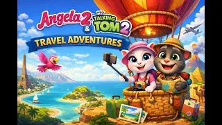 ⭐Angela & Tom Adventures⭐#my #new #angela #talkingtom #mobileapp #funny #adventure