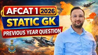 AFCAT 1 2026 static GK|afcat PYQ|AFCAT 1 2026 current affair #afcat2026 #pyq #afcat #currentaffairs