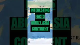 Interesting Facts About Asia Continent #shorts #facts #asia #continent #geography