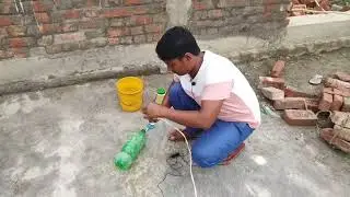 How to make a bottle rocket easy||पंप के साथ बोतल रॉकेट प्रयोग