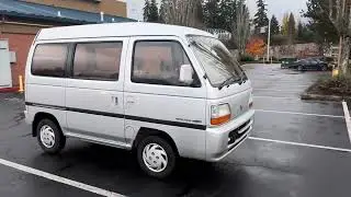 1994 Honda Street Kei Van  4WD real time 5spd EFI SUN ROOF AC PC