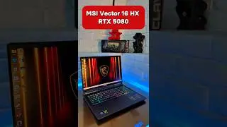 Yeni RTX 5080 videokartlı MSI Vector 16 HX😍
