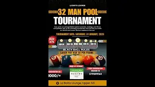 LA BAITA 32 MAN POOL TOURNAMENT- 31/01/2026