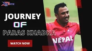 Journey of Paras Khadka in Nepali Cricket | Full Journey | #paraskhadka #journey