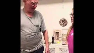 Jimbo and me trying Aideen&rsquo;s sour sweets 