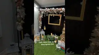 Christmas Photo Booth idea  at home