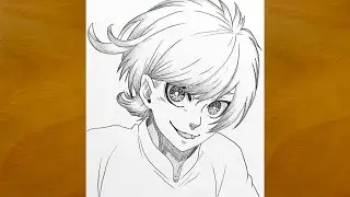 How to Draw Charles Chevalier from Blue Lock Step by Step || Anime Boy Sketch || Easy Drawing