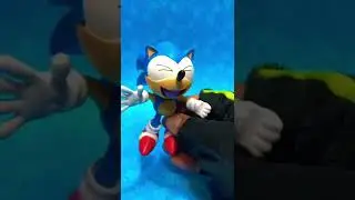 Abriendo a Sonic Feliz figura de Colecci&oacute;n Articulada jakks