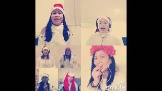 Geralyn with friends(christmas song)
