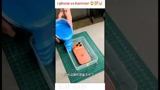 I phone vs hammer 🔨🤯: Real carbon fibre case making 😱🤯💯#shorts