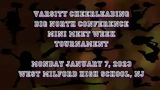 Varsity Cheerleading - Big North Conference Tournament - January 9, 2023