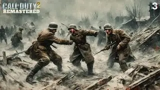 Fight with Germans in City Hall | Call of Duty 2 Remastered Gameplay #3