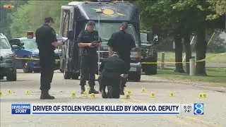 Suspect shot, killed by Ionia County sheriff's deputy after chase