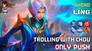 Offlane Ling, Pushing Around, Trolling with Chou - Boogieman Gaming | Mobile Legends